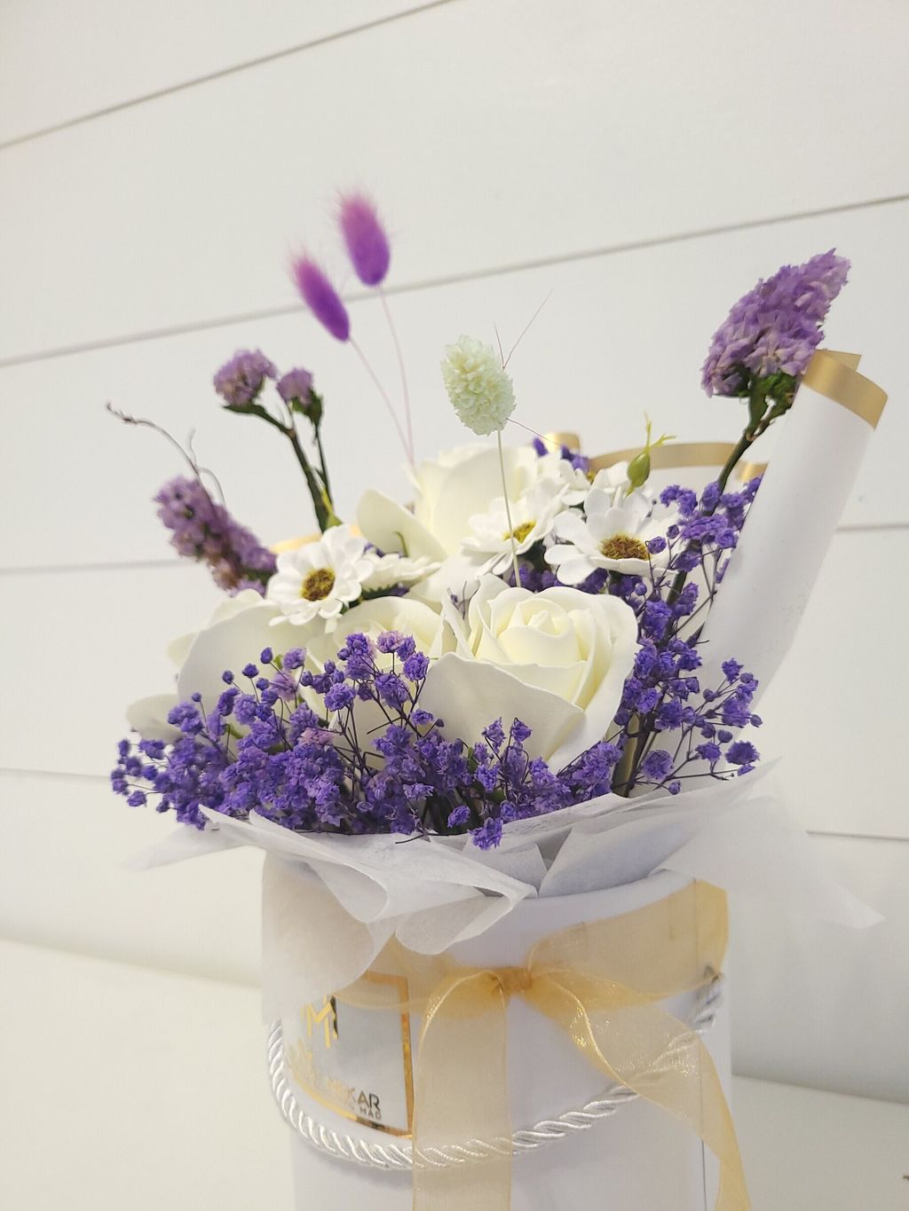 Lavender Love Soap And Preserved Flower Bouquets