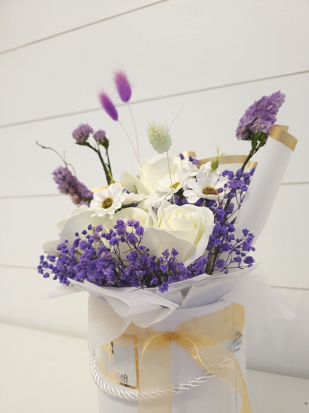 Lavender Love Soap And Preserved Flower Bouquets