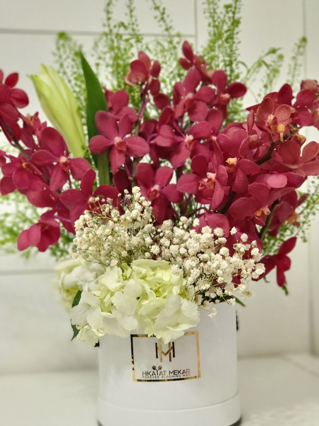 Morning Dew Luxury Orchid Arrangement Bouquets