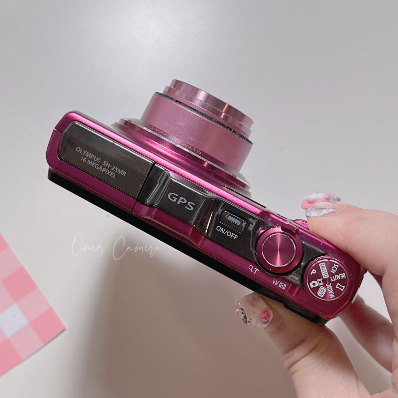 完動品【美品】OLYMPUS SH-25MR ピンク コンパクトデジカメ SH-25MR Olympus Digital Camera White Compact 16.0MP Mint] : - N