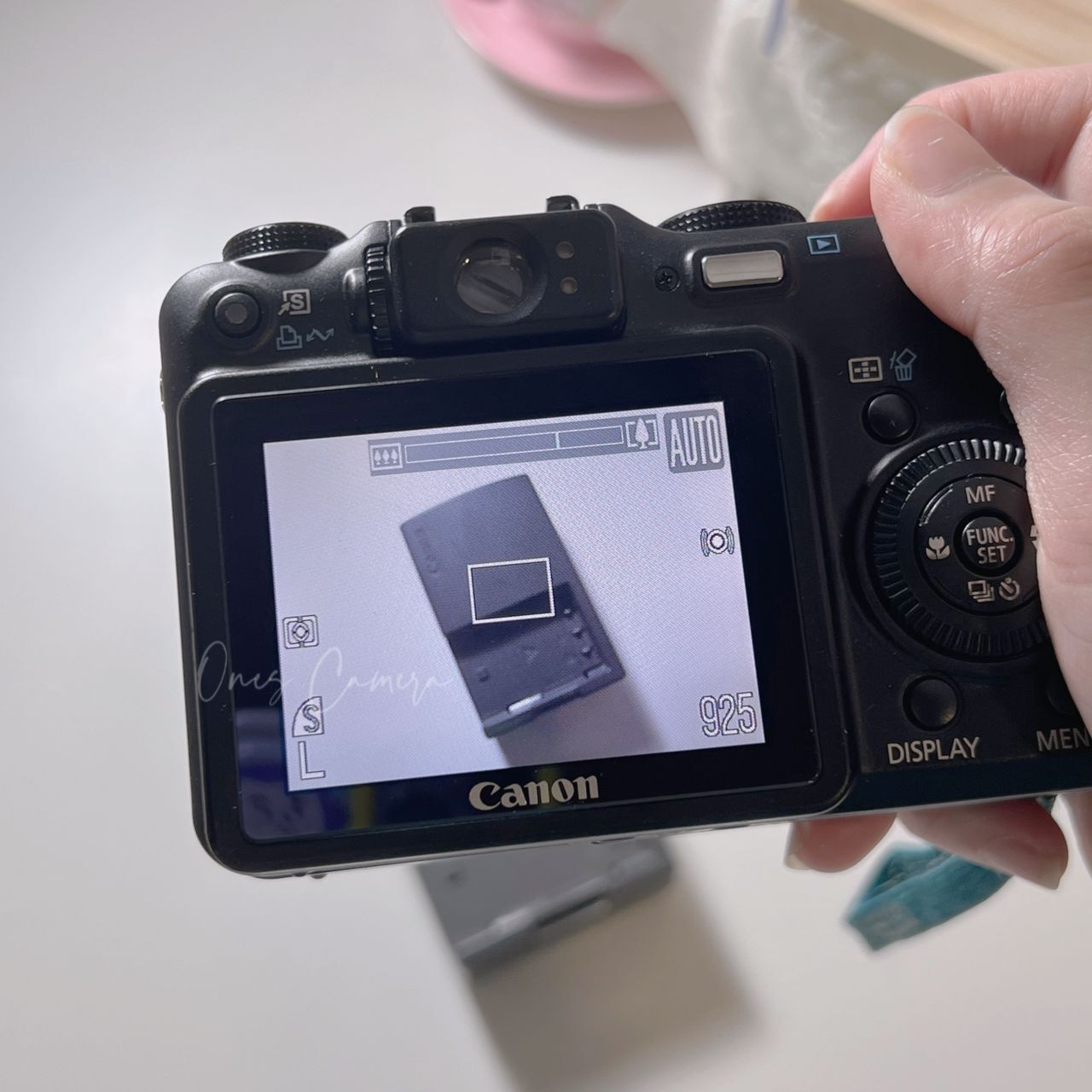 Canon PowerShot G7 – Pour Pièces – Appareil Photo Compact Noir Défectueux