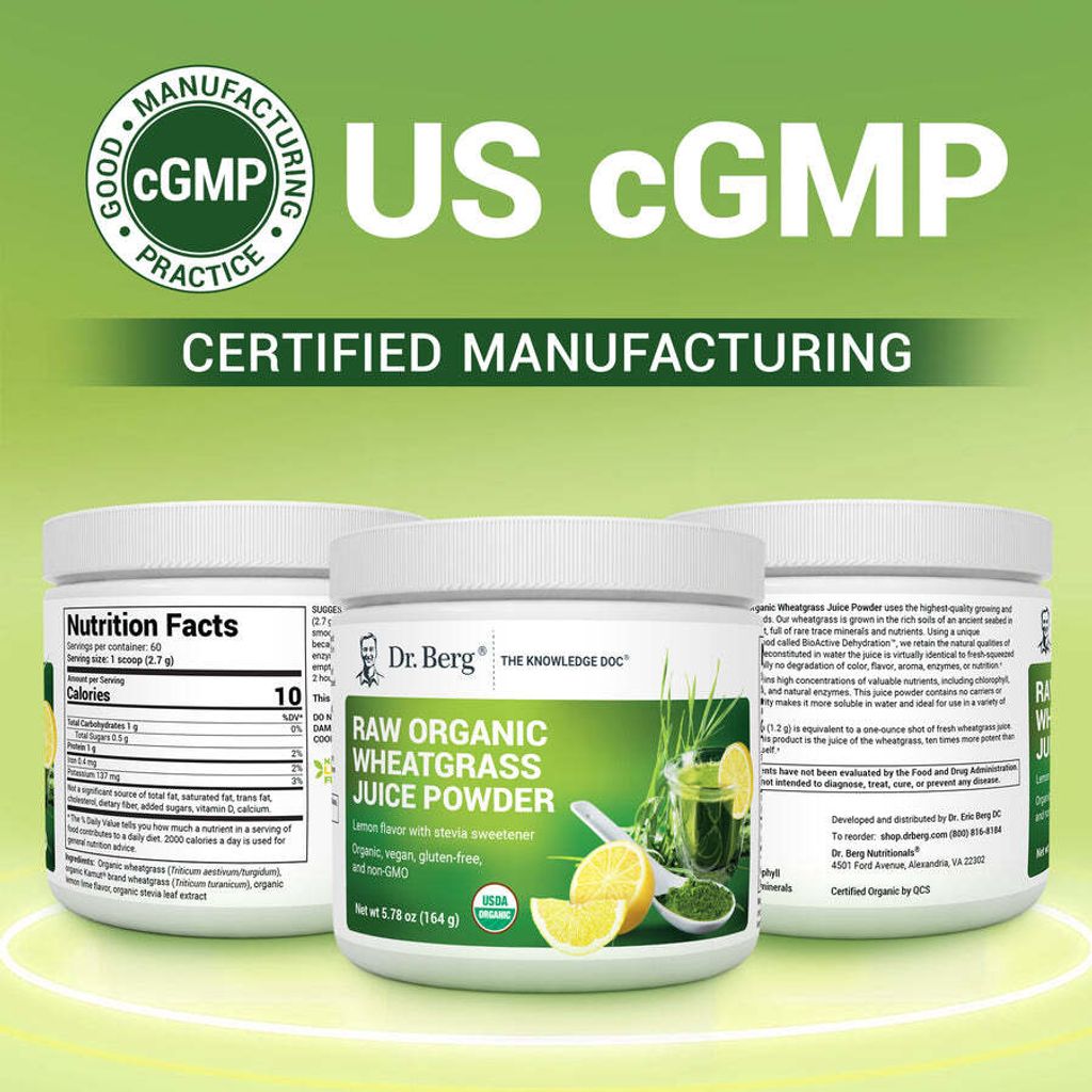 4._cGMP_Image_-_Dr._Berg_Wheatgrass_Powder_Lemon