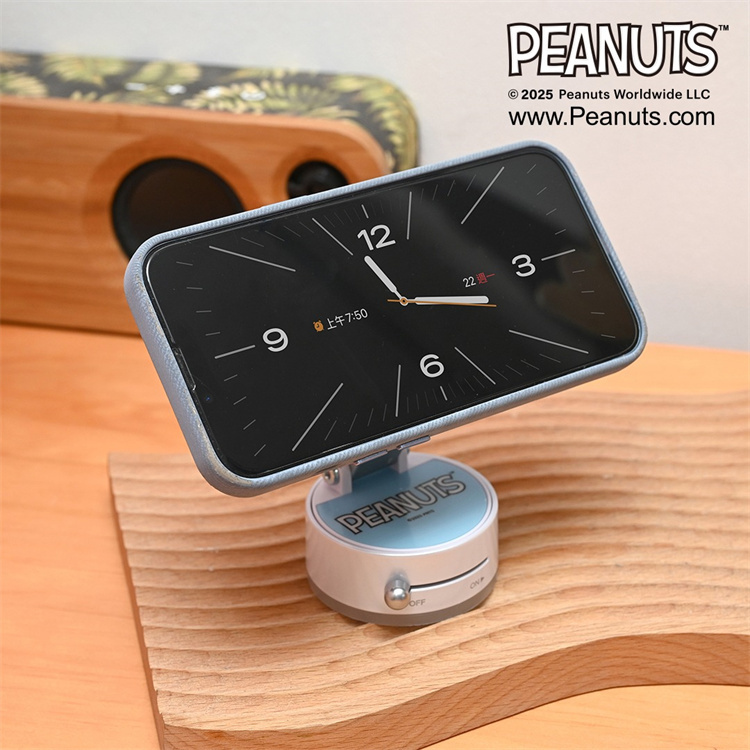 infoThink 史努比系列360度摺疊磁吸手機支架(飛行) (3)