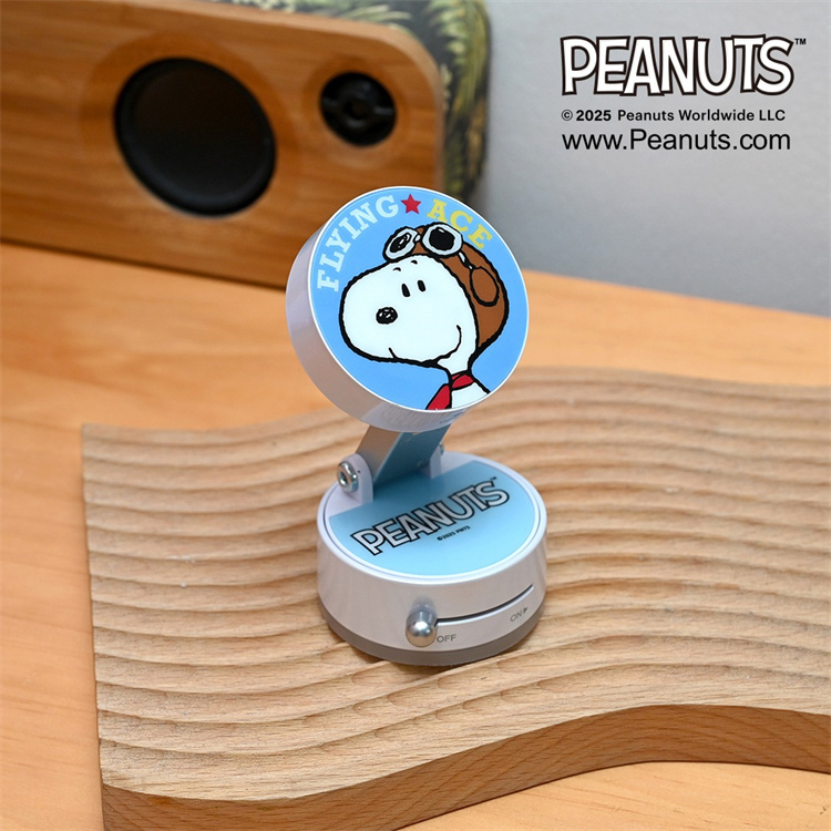 infoThink 史努比系列360度摺疊磁吸手機支架(飛行) (2)