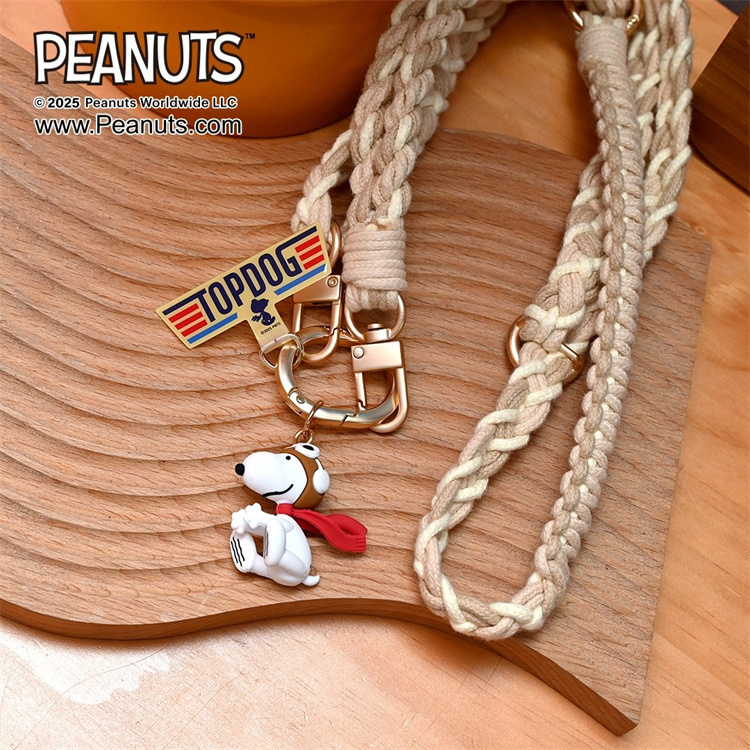 infoThink 史努比系列手機編織頸掛繩(飛行) (3)