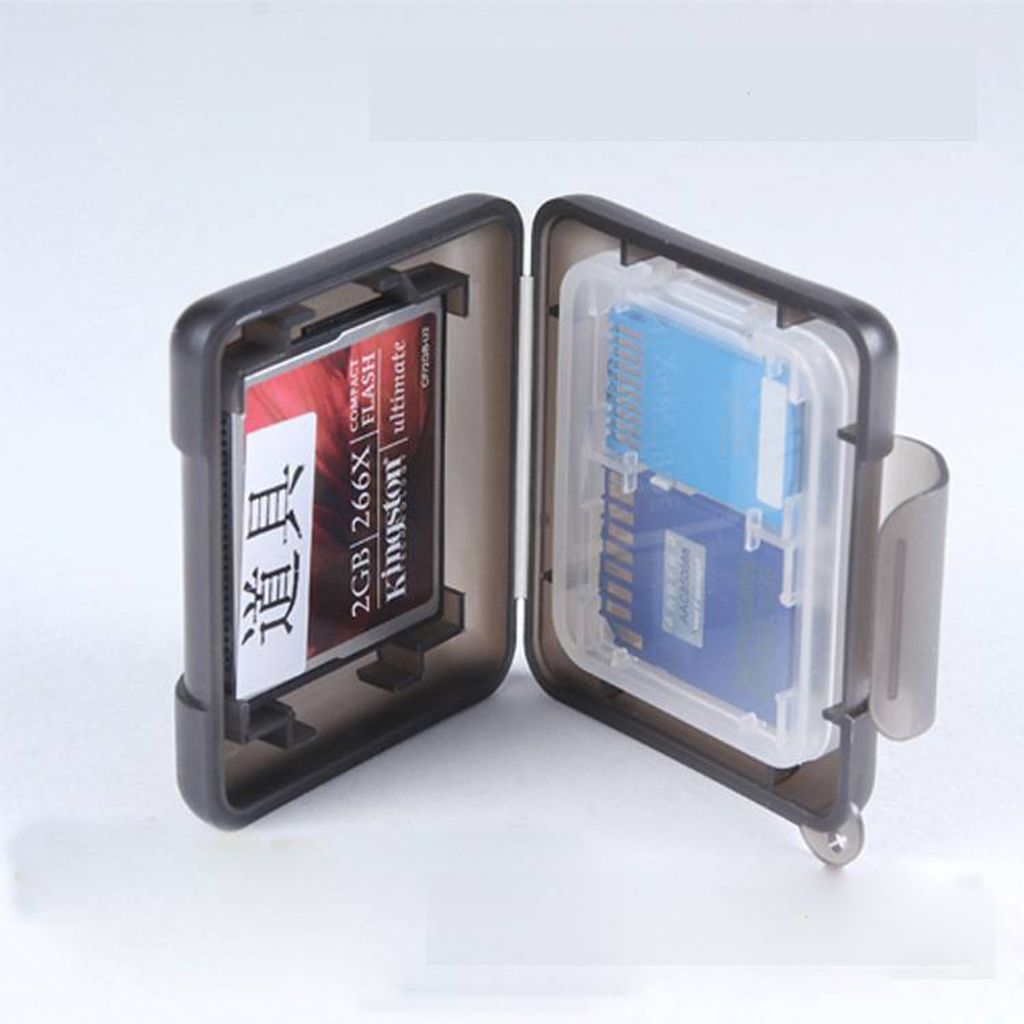防水相機存儲卡盒 內存卡記憶棒 TF卡包 XD/CF卡盒儲存卡 SD收納盒 多功能收納卡盒 小白盒 記憶體卡 收納盒