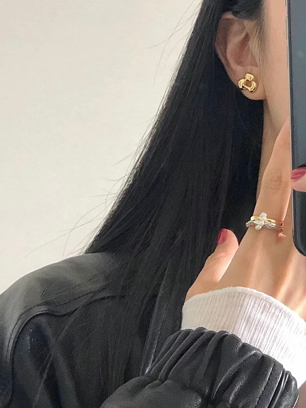 雙色珍珠戒指14