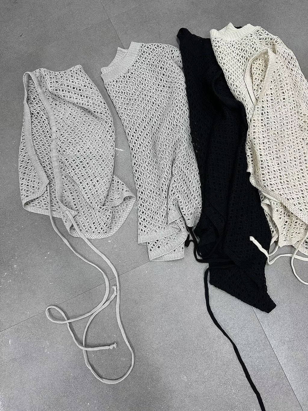 不對稱網洞綁帶16
