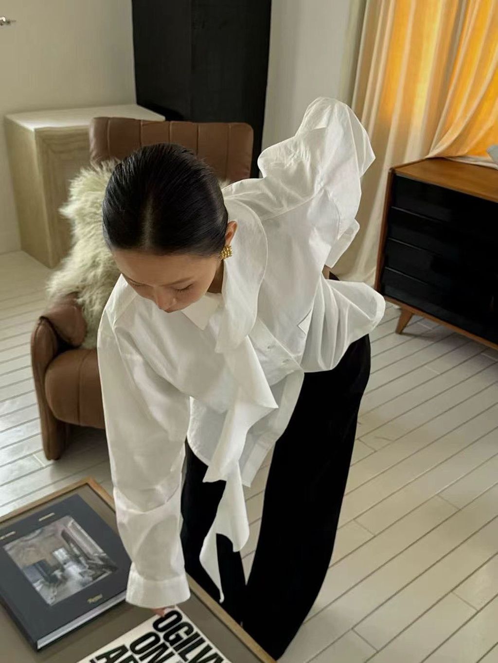 波浪領襯衫21