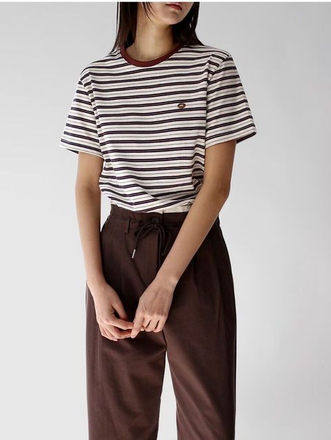 條紋短T2