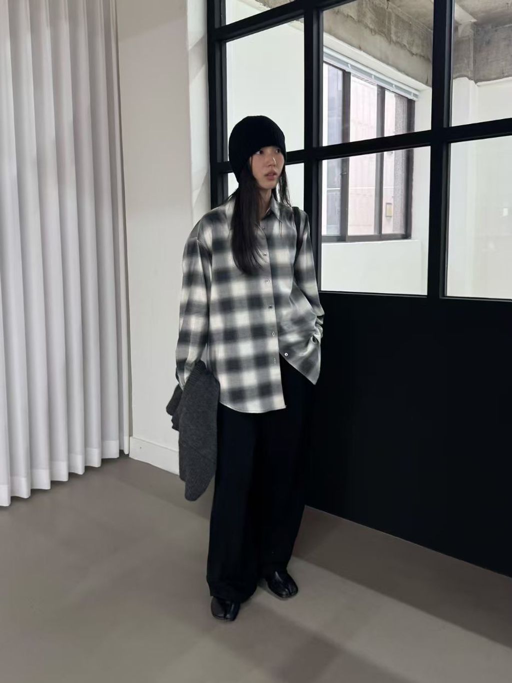 漸層格紋襯衫18