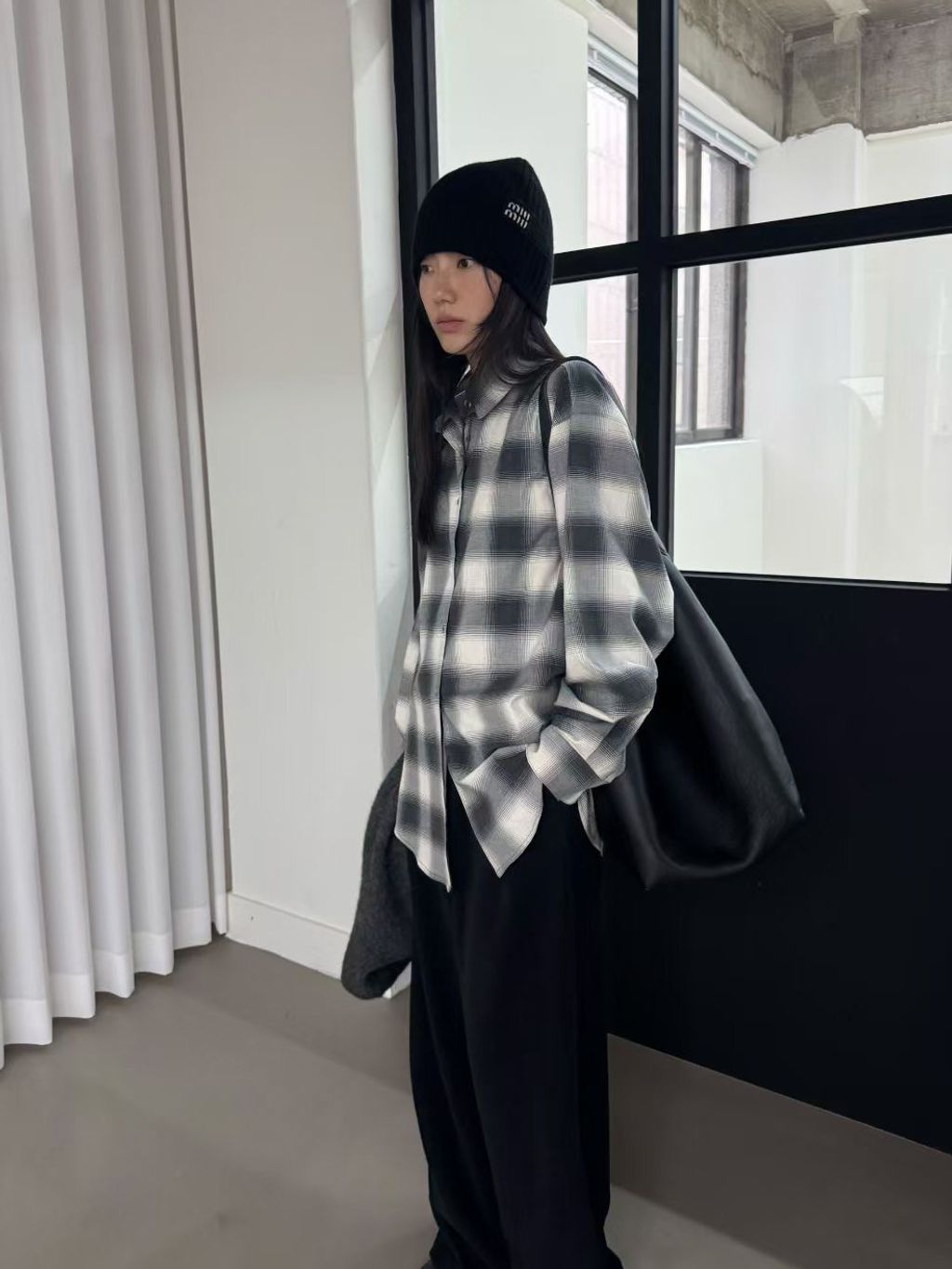 漸層格紋襯衫16