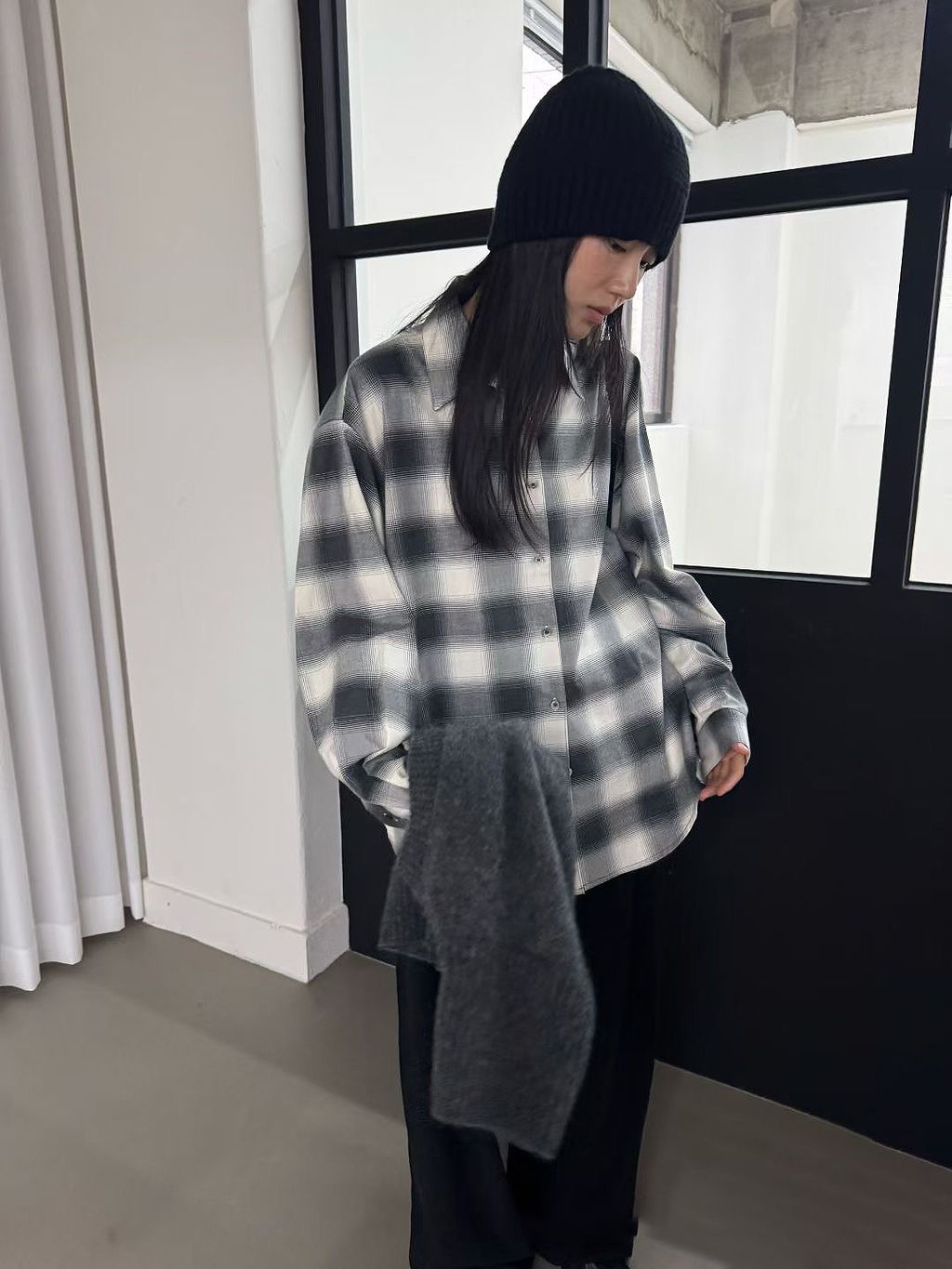 漸層格紋襯衫20