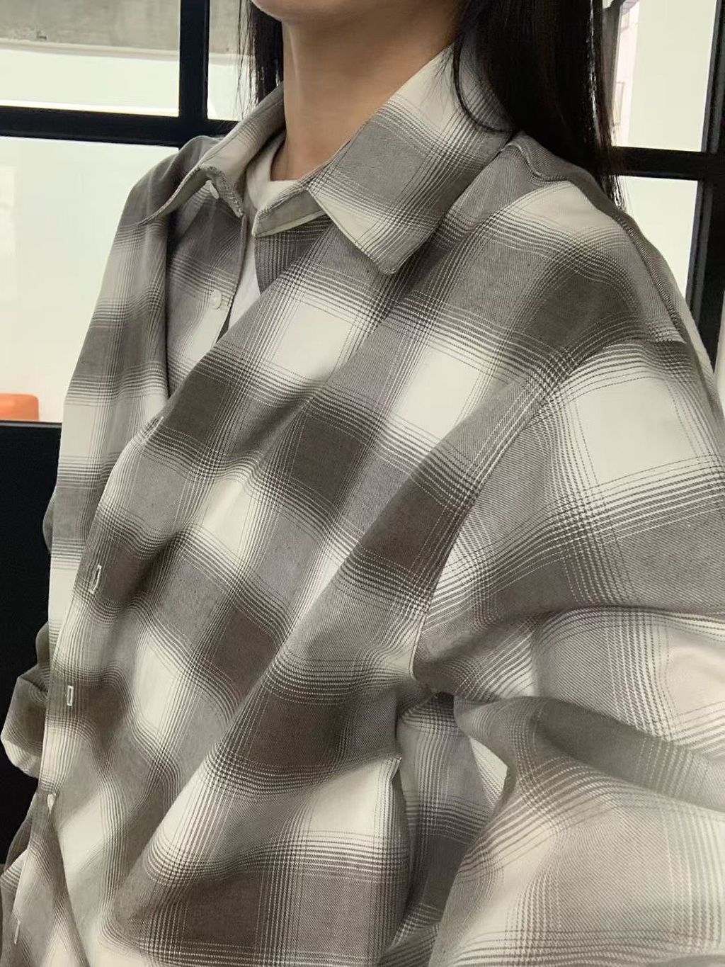 漸層格紋襯衫14