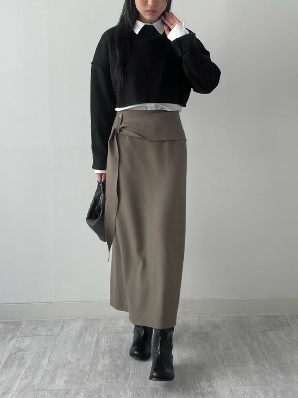 側邊繞結長裙14