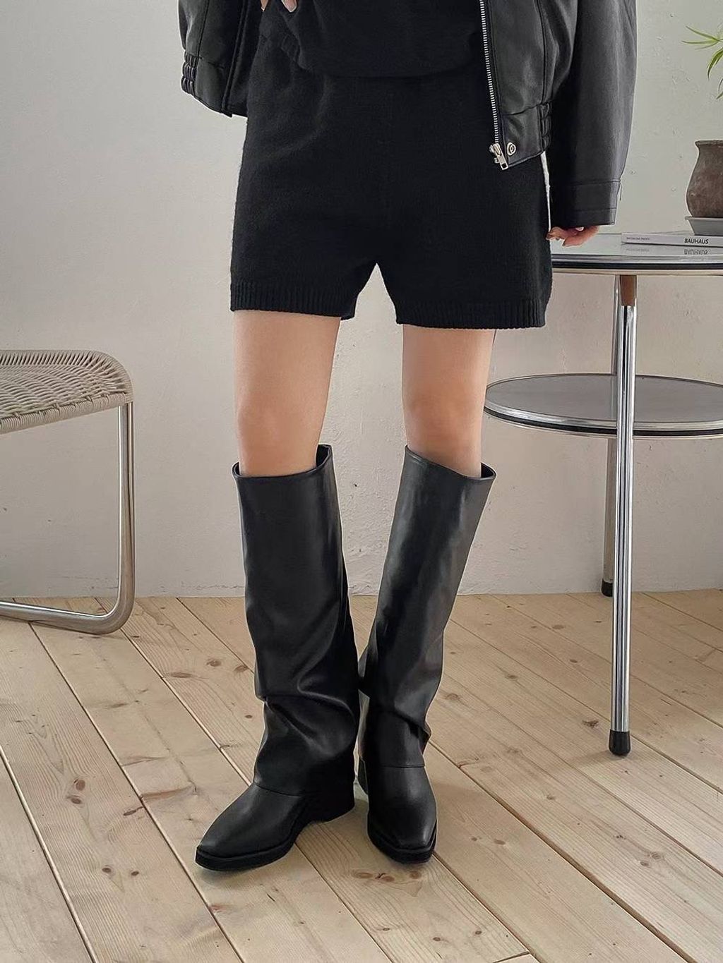 反折長筒靴8