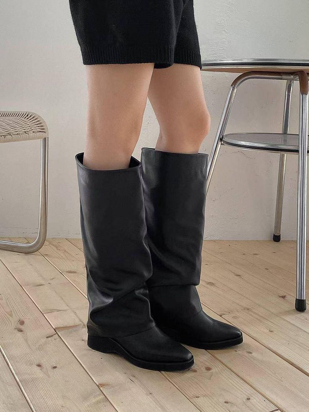 反折長筒靴9