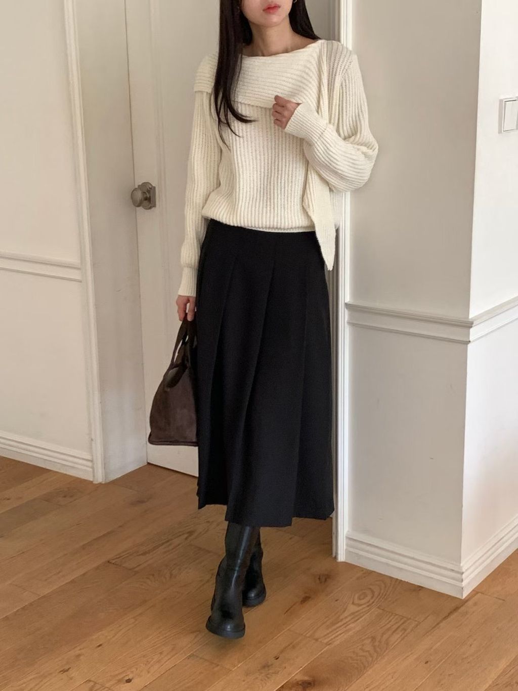 不規則針織上衣4