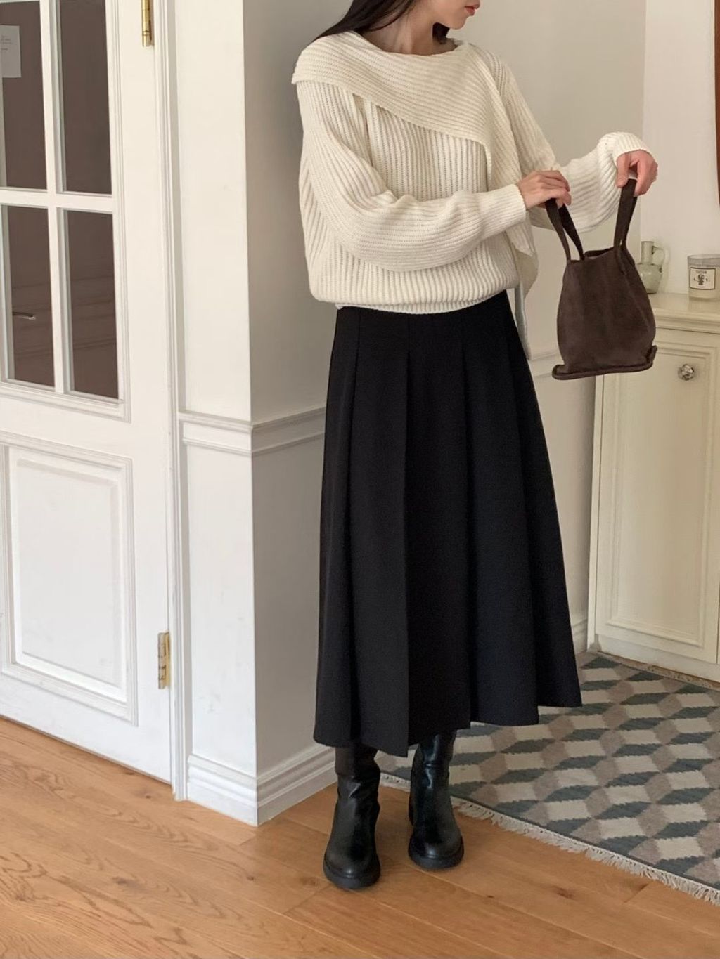 不規則針織上衣8