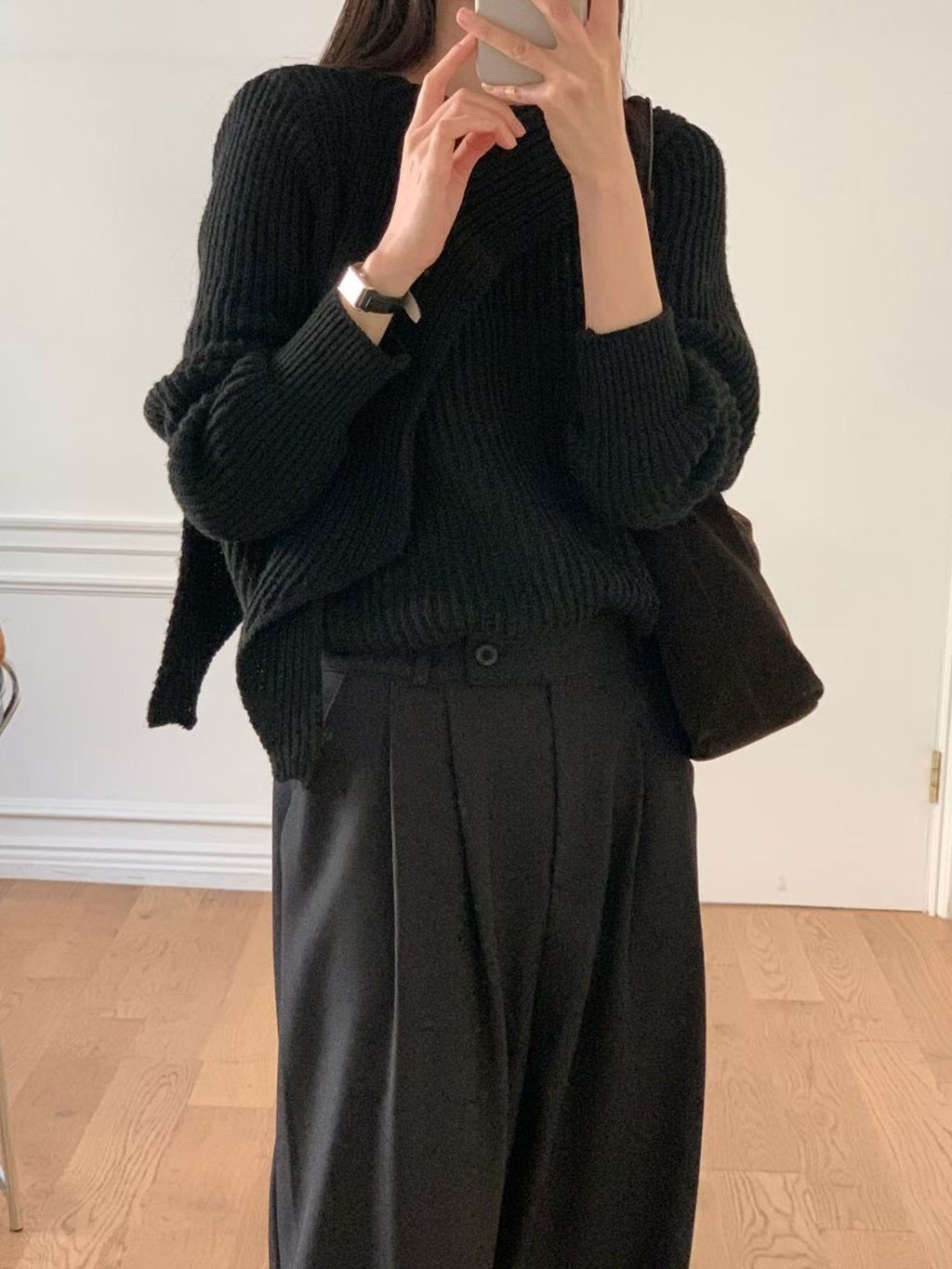 不規則針織上衣16