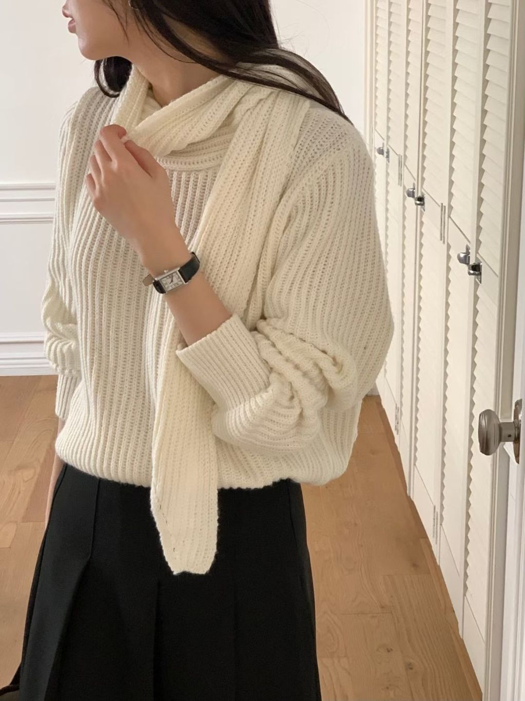 不規則針織上衣18