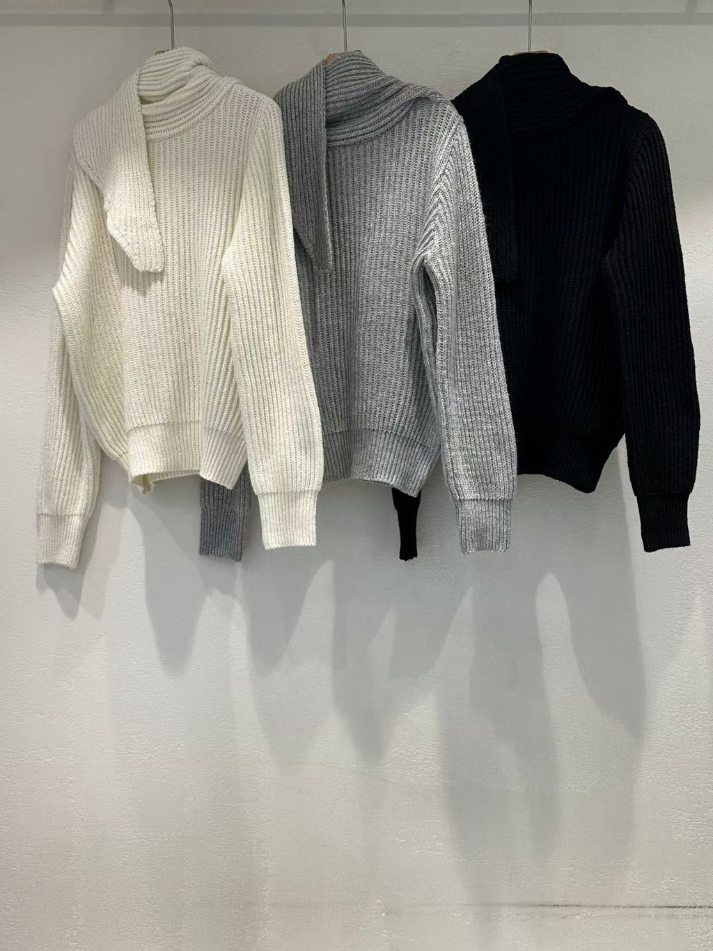 不規則針織上衣12