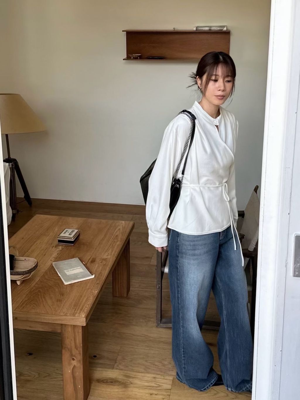 交叉綁帶上衣15