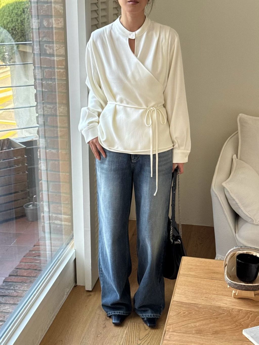 交叉綁帶上衣24