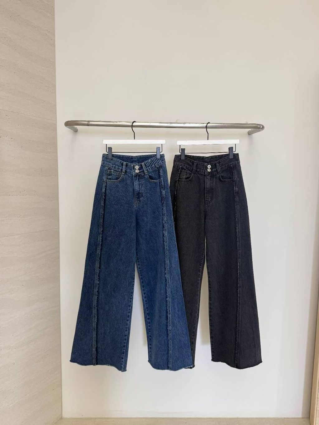 高腰丹寧褲10