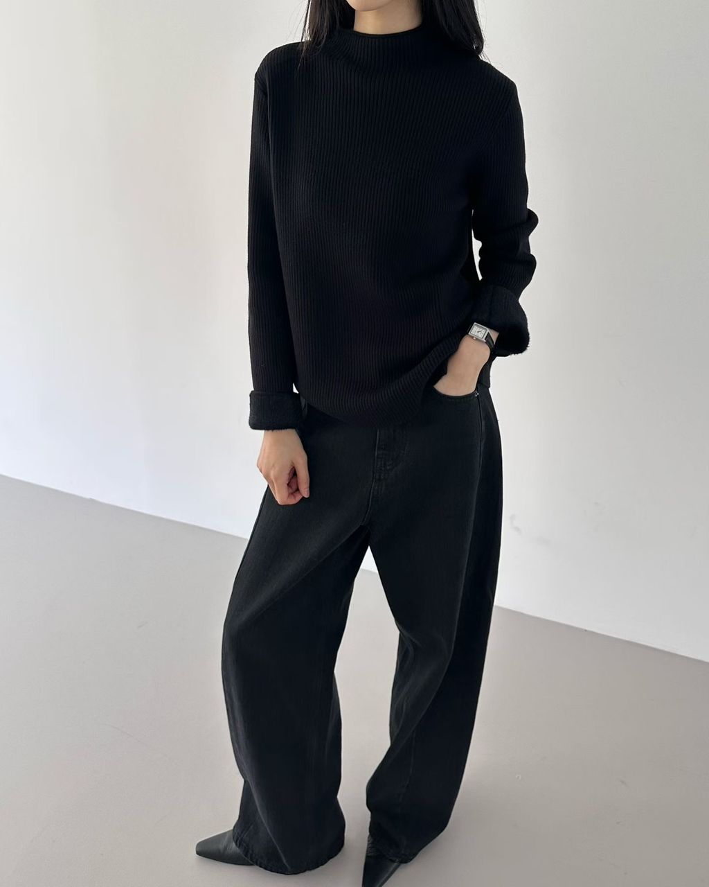 立領直紋針織66