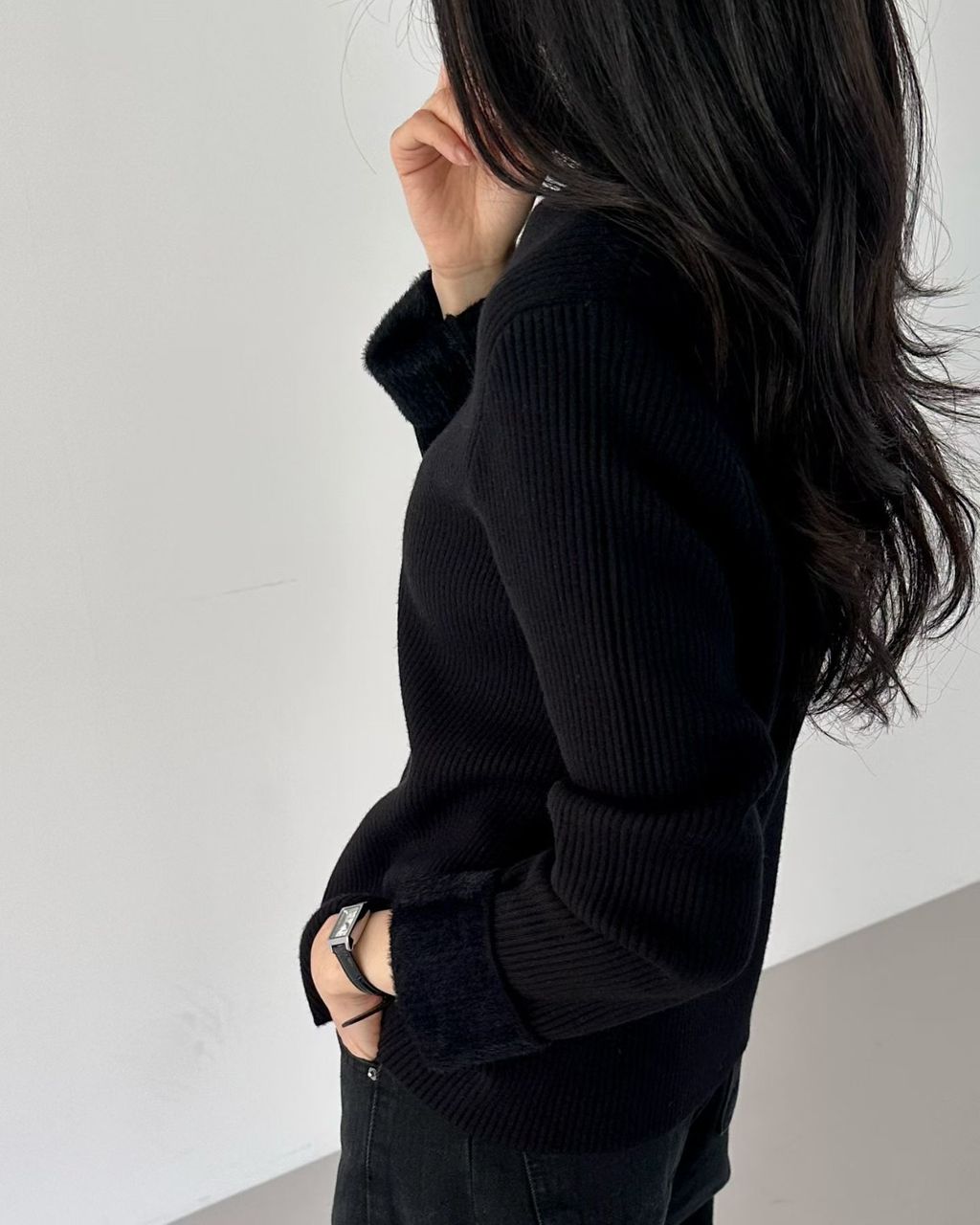 立領直紋針織58