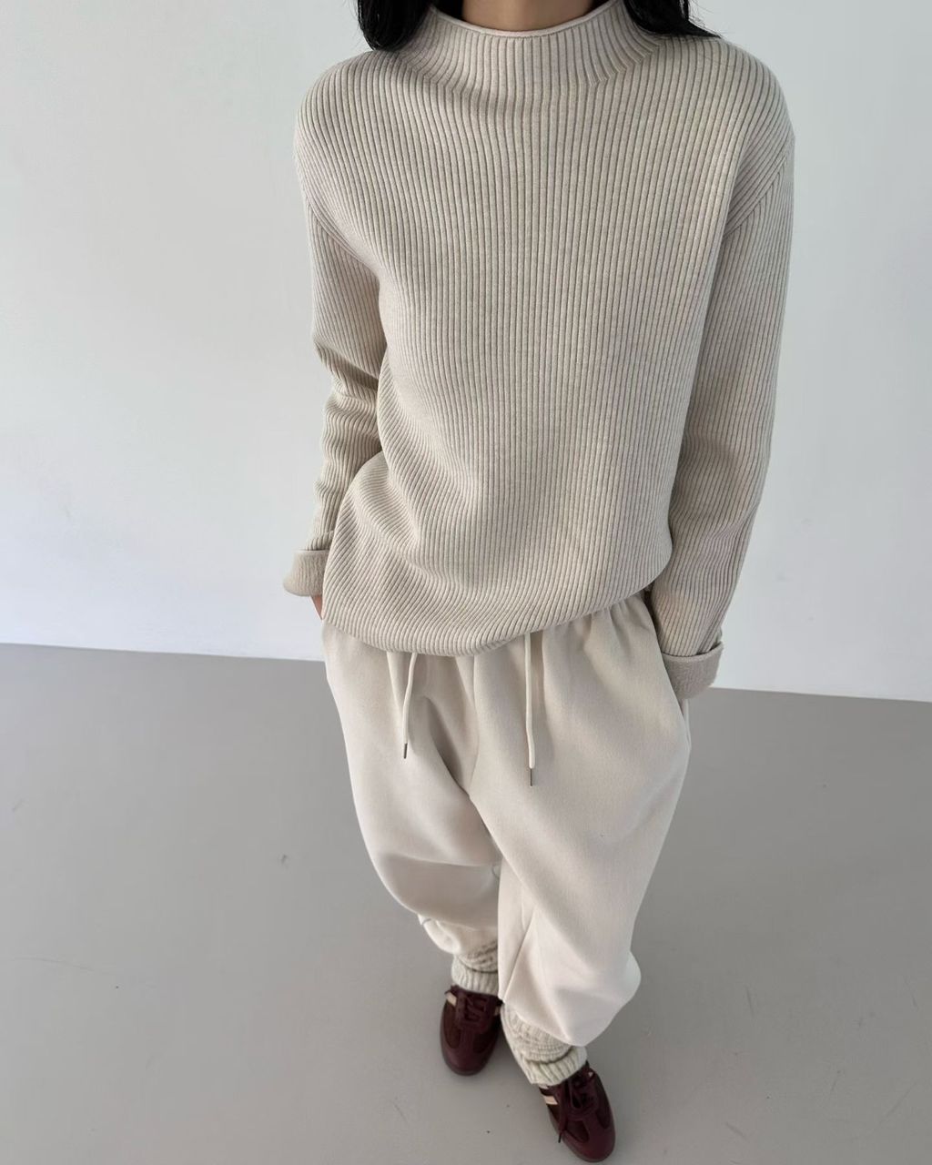 立領直紋針織69