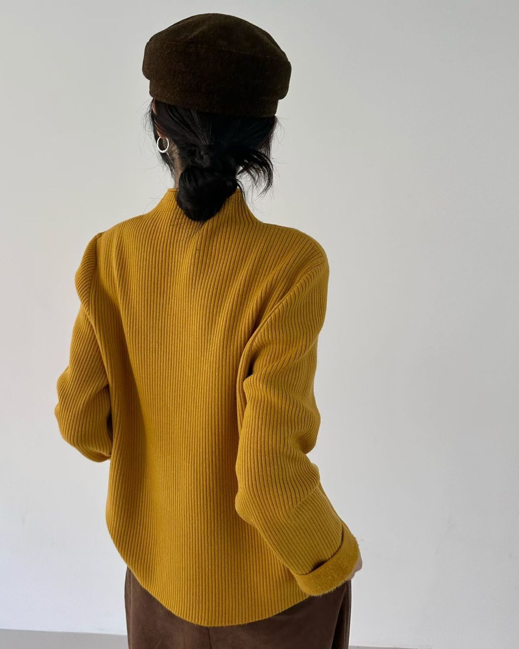 立領直紋針織22