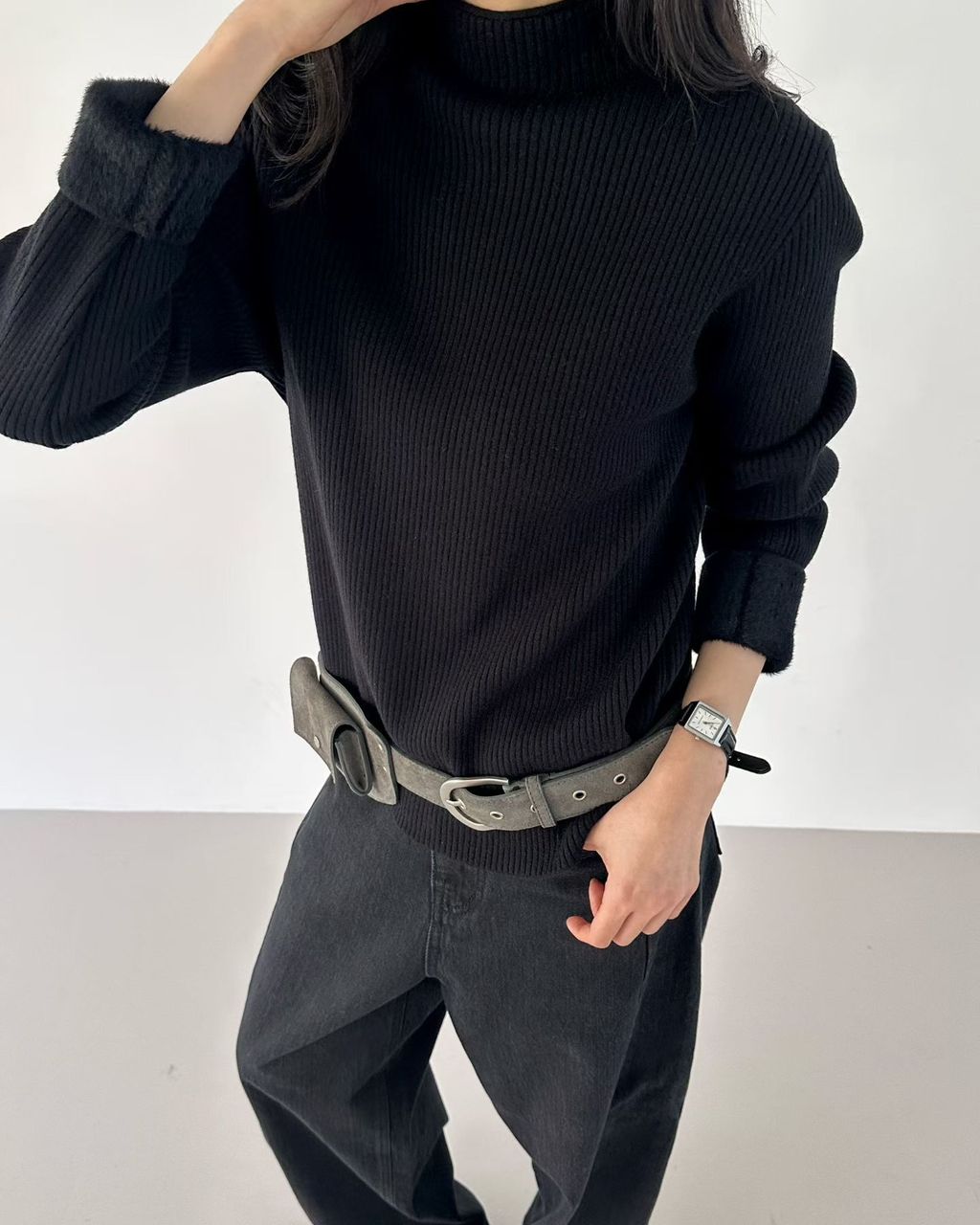 立領直紋針織45