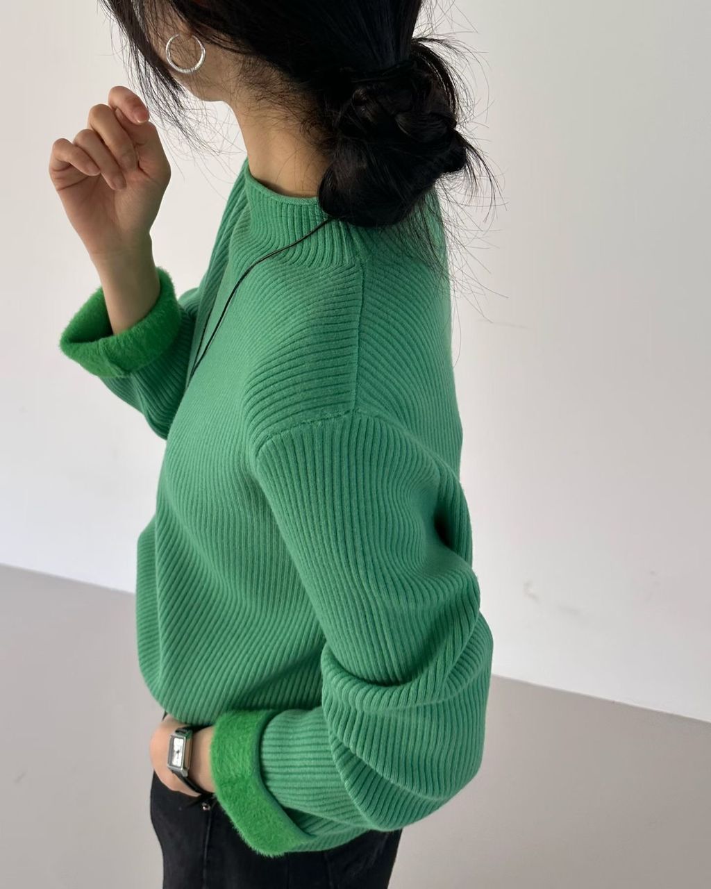 立領直紋針織52