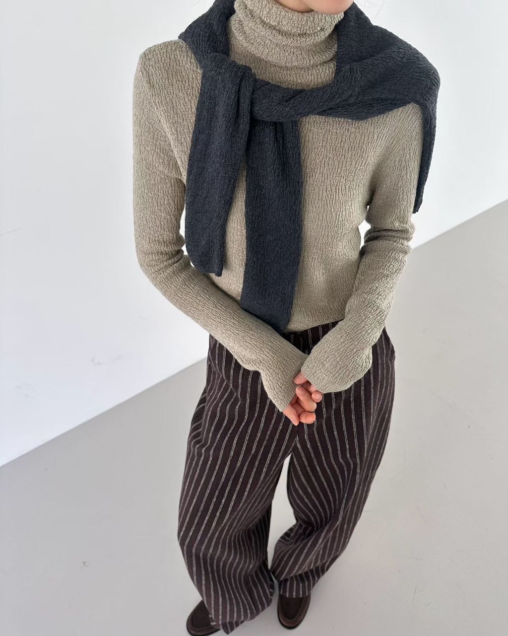 高領象紋針織16