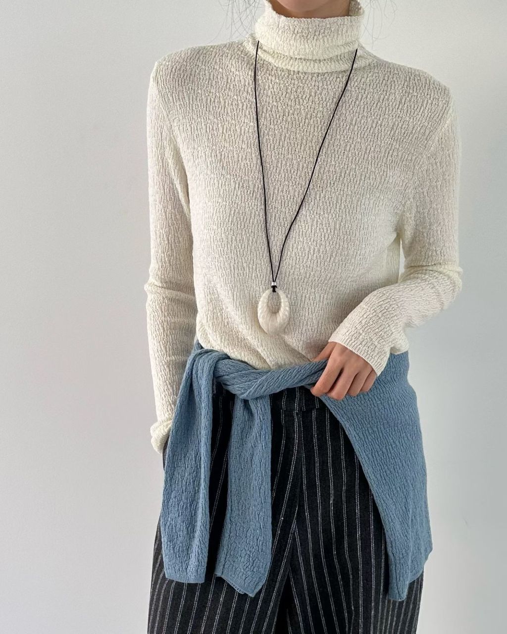 高領象紋針織25