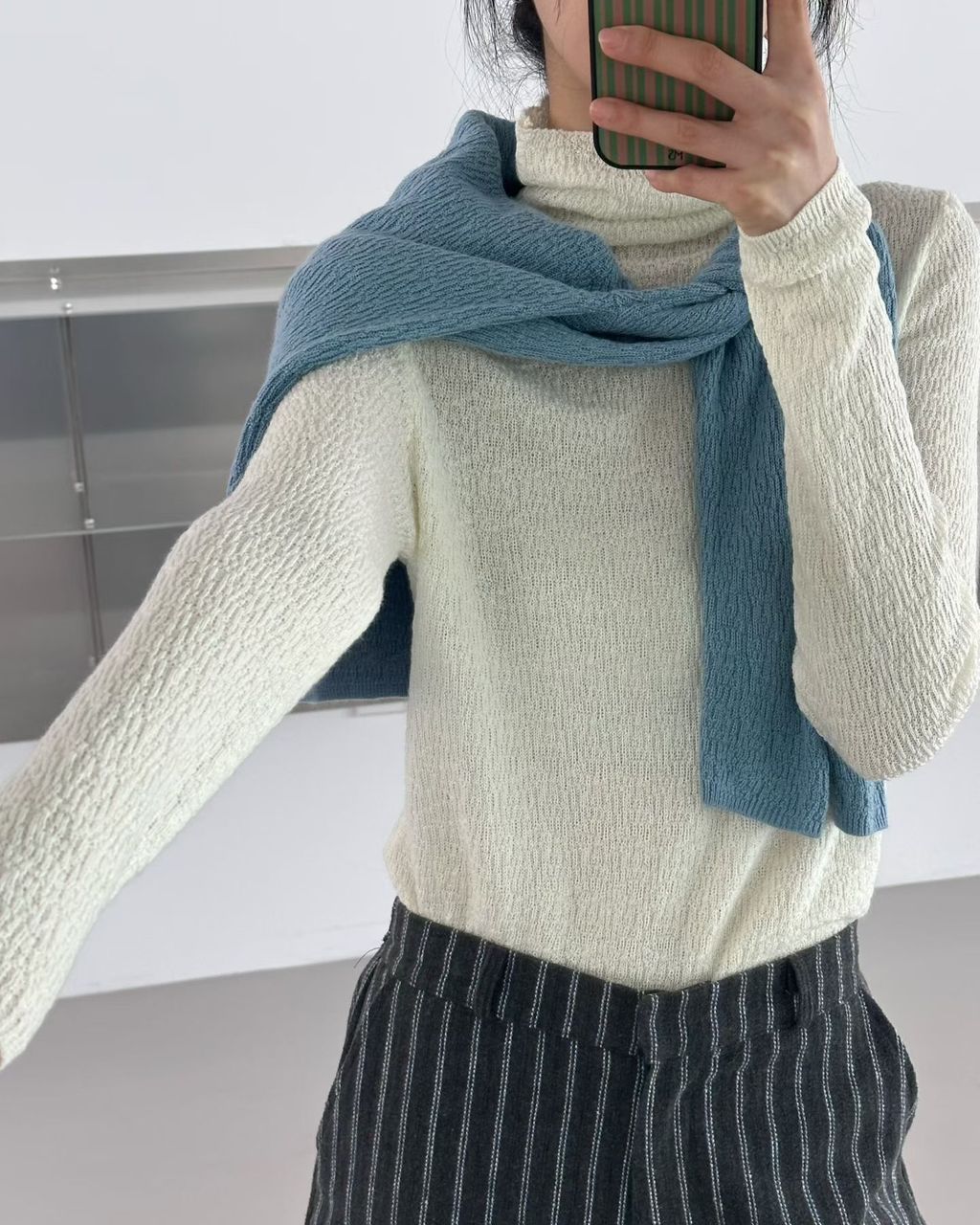 高領象紋針織24