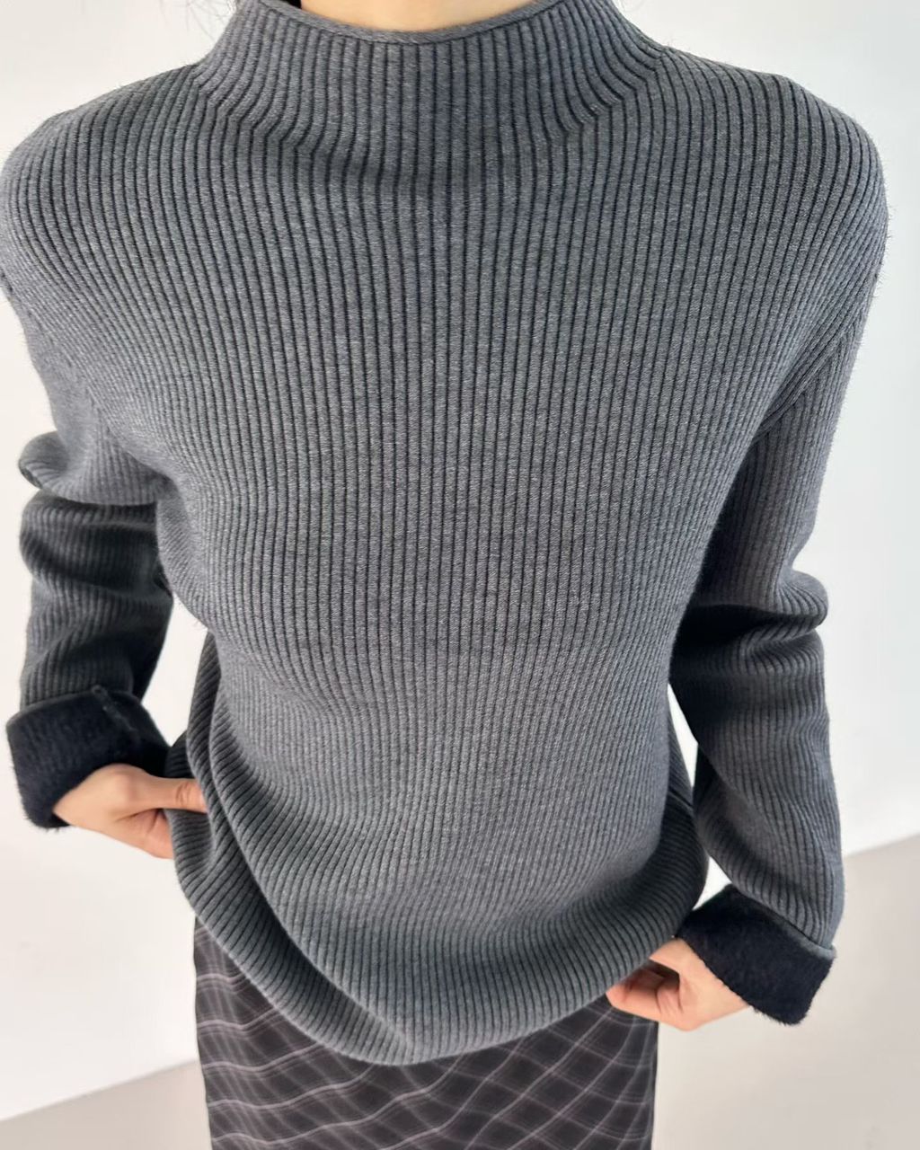 立領直紋針織32