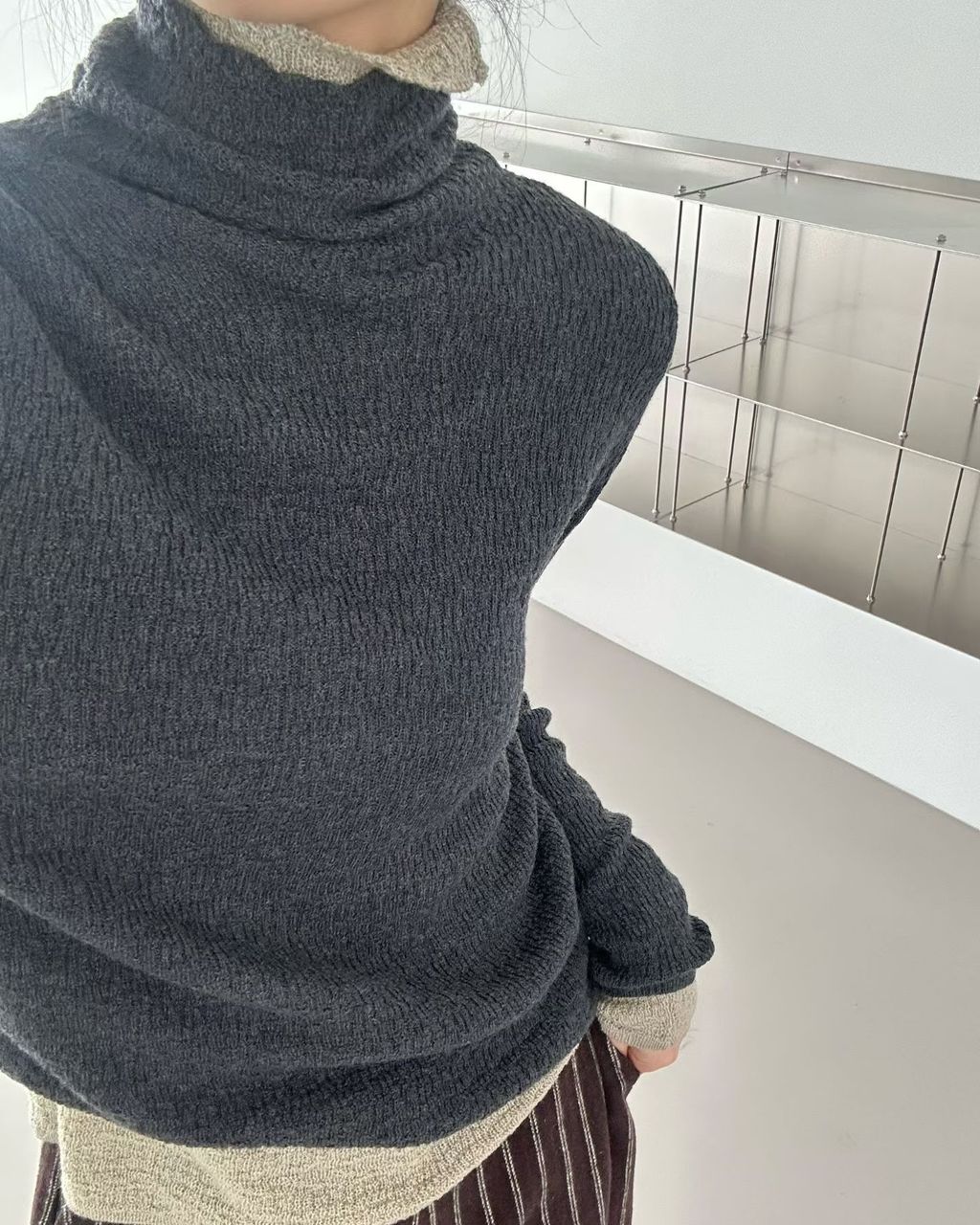 高領象紋針織17