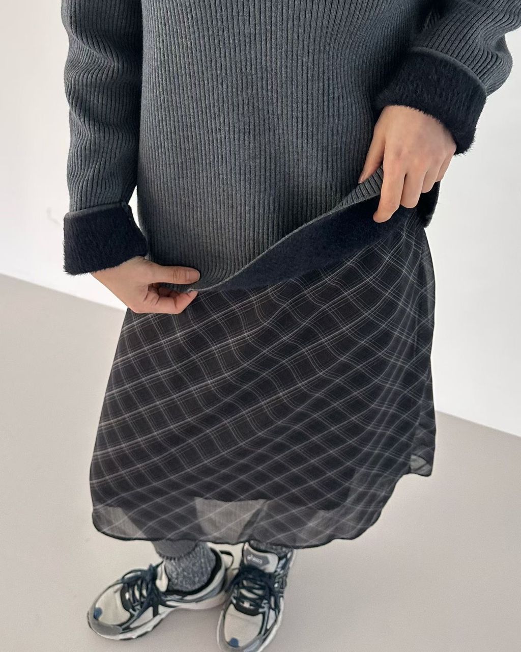 立領直紋針織34