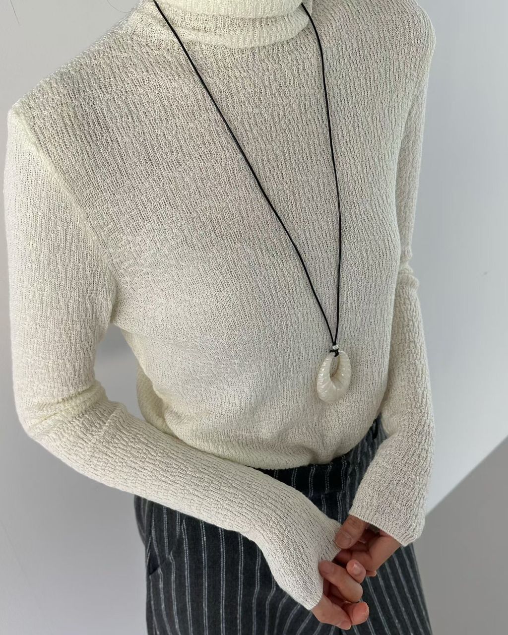 高領象紋針織18