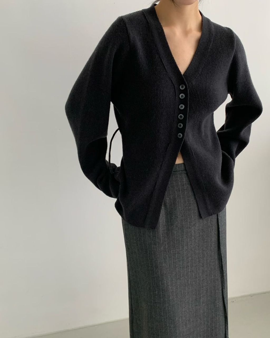 中長版排扣針外7