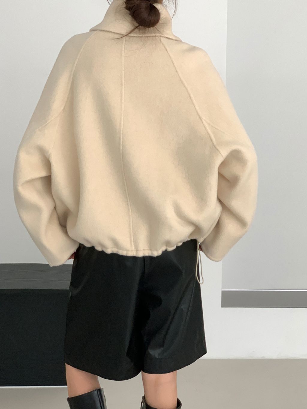 毛料立領外套20