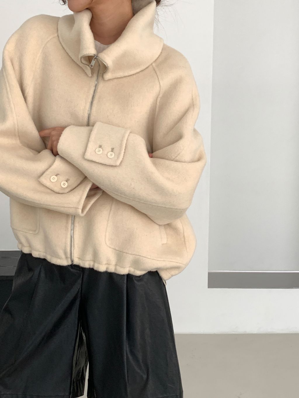 毛料立領外套22