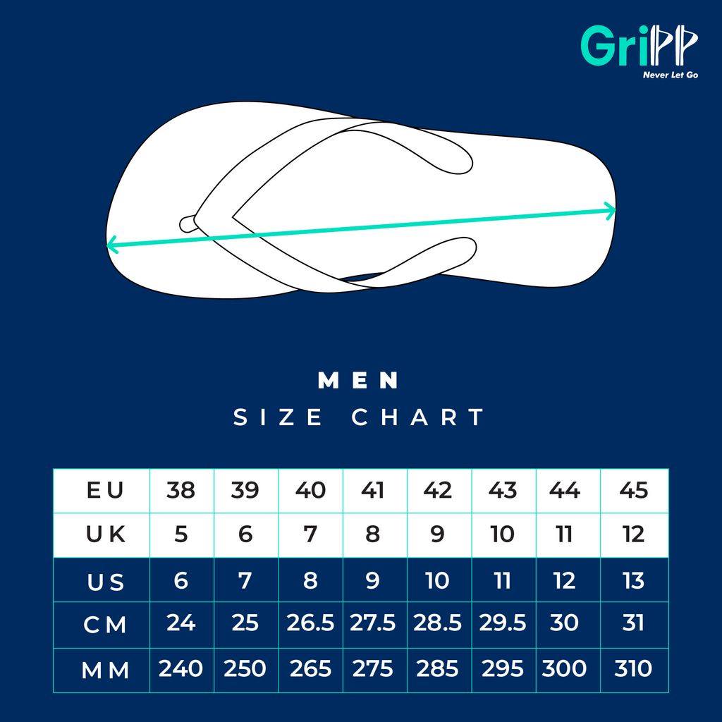 Gripp - Size Chart_MEN