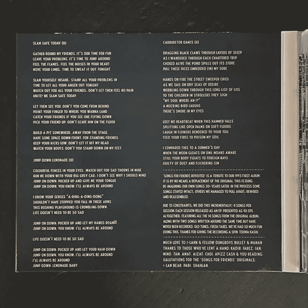 CARBURETOR DUNG Songs For Friends Revisited EP1 CD (READYSTOCK