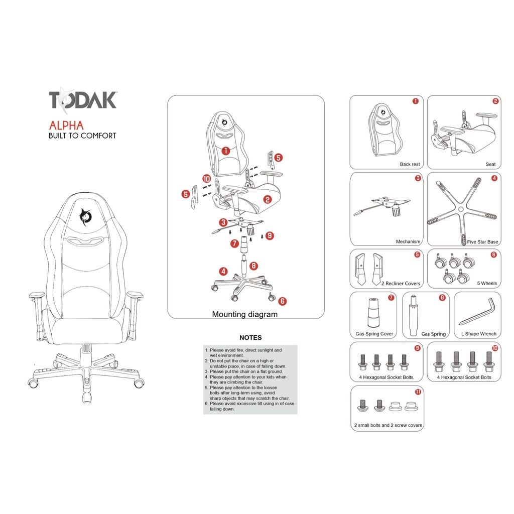 Todak Alpha Standard Gaming Chair