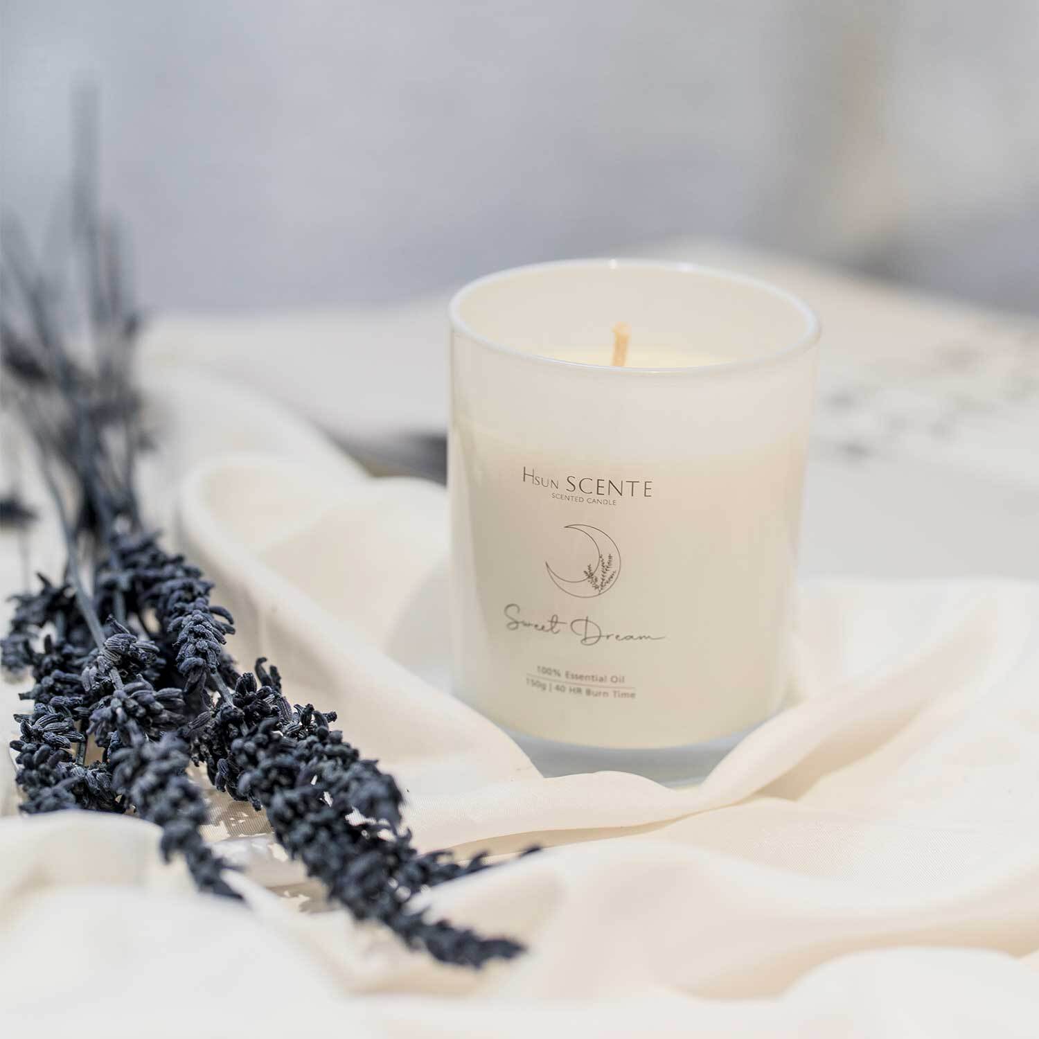 Lavender_essential oil candles