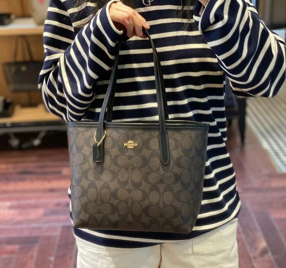 Mini city zip tote coach sale